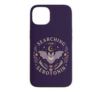 Carcasa para iPhone 13 Buscando Serotonina Murciélago Gótico Luna Espeluznante Humor
