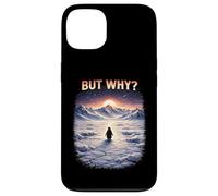 Carcasa para iPhone 13 But Why Funny Nihilist Penguin Existential Dread Nihilist