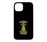 Carcasa para iPhone 13 Cada Día es Martes de Tacos - Diseño Alieno Divertido