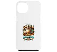 Carcasa para iPhone 13 Café Antes de los Humanos Diseño gráfico Divertido