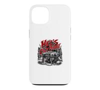 Carcasa para iPhone 13 Calavera vikinga de Terror nórdico Hell's Cold Viking Storage