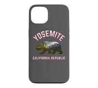 Carcasa para iPhone 13 California Republic Bear Yosemite Valley National Park Flag