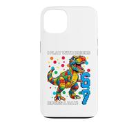 Carcasa para iPhone 13 Camiseta Dino I Play with Bricks 6 7 Hours per Day