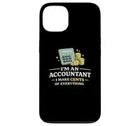 Carcasa para iPhone 13 Camiseta Divertida de Contador I Make Cents of Everything