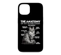 Carcasa para iPhone 13 Camiseta Divertida del Coon de Maine | Anatomía del Maine