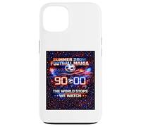 Carcasa para iPhone 13 Camiseta para fanáticos de The World Stops We Watch 90 Minutes Soccer 2026.
