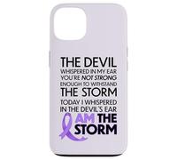 Carcasa para iPhone 13 Cancer Warriors I Am The Storm, I Will Survive and Beat It