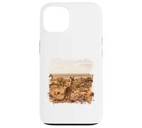 Carcasa para iPhone 13 Canguro Outback Paisaje Fauna Abierta Desierto Escena