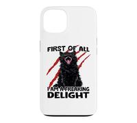 Carcasa para iPhone 13 Caos Duende Gato Negro tom zoomies Sarcasmo Gatos