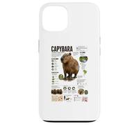 Carcasa para iPhone 13 Capibara Los Datos más Grandes del Mundo sobre roedores