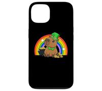 Carcasa para iPhone 13 Capy Saint Patricks Day St Paddy's Green Shamrock Capybara