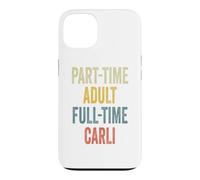 Carcasa para iPhone 13 Carli Personalized Retro Girls Part-Time Carli Name
