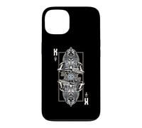 Carcasa para iPhone 13 Carta de Tarot astrológico con Calavera de Zombi Egipcio Malvado del Rey faraón