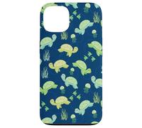 Carcasa para iPhone 13 Cartoon Kawaii Womens Girls Kids Sea Turtle Lover Pattern