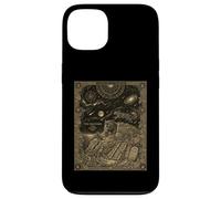 Carcasa para iPhone 13 Celestial Panther Tarot Card Constelación Jungla Luna Astro
