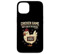 Carcasa para iPhone 13 Chicken Game Don't Look At The Chicken Funny Gamer Pixel Art