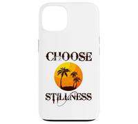 Carcasa para iPhone 13 Choose Stillness Meditation Yoga Mindfulness Mental Health