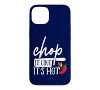 Carcasa para iPhone 13 Chop It Like Its Hot Pepper - Disfraz Divertido de Humor de Chef