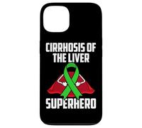 Carcasa para iPhone 13 Cirrosis of The Liver Superhero Teal Ribbon