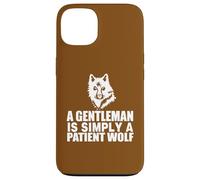Carcasa para iPhone 13 Cita de Caballero Lobo Motivacional Inspirador