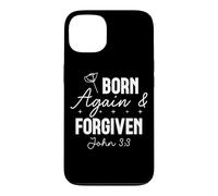 Carcasa para iPhone 13 Cita de Renacimiento y Perdón para la Fe Espiritual