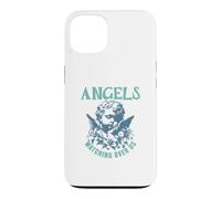 Carcasa para iPhone 13 Cita Protectora Espiritual de ángeles Que Nos vigilan