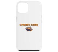 Carcasa para iPhone 13 【Code DE CROUTO】 Herramienta de Ilustración de AI Agente de IA Ejecución Binario Hacker Dot Gake GPT