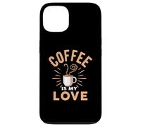 Carcasa para iPhone 13 Coffee Is My Love Cafeine Baristas Funny Coffee Lover