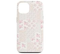 Carcasa para iPhone 13 Colcha de Encaje Collage Floral Patchwork Girly Coquette Romántico