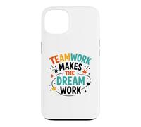 Carcasa para iPhone 13 Collaboration Motivation Teamwork Makes The Dream Work