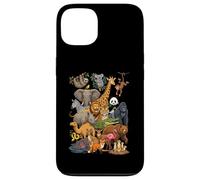 Carcasa para iPhone 13 Collage de Personajes Ultimate Wild Animal Kingdom