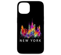 Carcasa para iPhone 13 Colorful New York City with Splash Colors, New York City