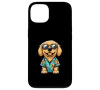 Carcasa para iPhone 13 Cómic Genial de Golden Retriever Dog Summer Vibes