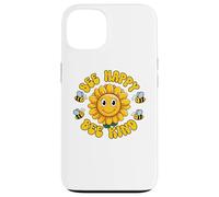 Carcasa para iPhone 13 Common Sunflower Inspirational Motivation Bee Happy Bee Kind