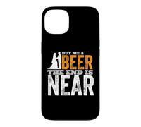 Carcasa para iPhone 13 Cómprame una Cerveza El Fin es Casi Divertido Casarse Novio