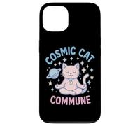 Carcasa para iPhone 13 Comuna Cosmic Cat - Gatito meditando