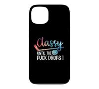Carcasa para iPhone 13 con Clase hasta Que el Disco caiga Hockey