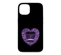 Carcasa para iPhone 13 Conciencia de la Demencia Nadie Lucha Solo Purple Family