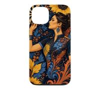 Carcasa para iPhone 13 Confident Woman Darts Perfil del Lado del Jugador