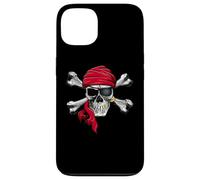 Carcasa para iPhone 13 Contraband - Pirate - Red Bandana - Skull & Bones Logo