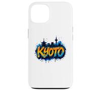 Carcasa para iPhone 13 Cool Kyoto, Japón Graffiti Street Art Skyline