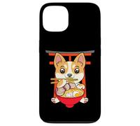 Carcasa para iPhone 13 Corgi-Dog - Cuenco de Sopa de Fideos Ramen Pho Japón Kawaii