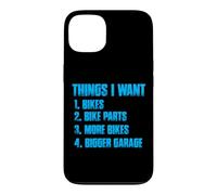 Carcasa para iPhone 13 Cosas Que Quiero Divertido MTB Bicicleta Ciclismo Bicicleta de montaña