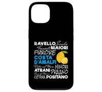 Carcasa para iPhone 13 Costa d'Amalfi limón Italia Vintage Amalfi Coast Souvenir