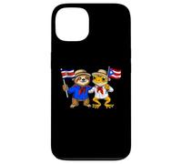 Carcasa para iPhone 13 Costa Rica Puerto Rico Raíces Bandera Costarricense