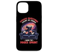 Carcasa para iPhone 13 Couch QUESTING Count AS Cardio When The Pages Sprint