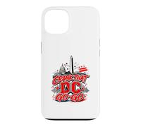 Carcasa para iPhone 13 Crank That Go-Go Washington DC Music Vintage Rojo Azul