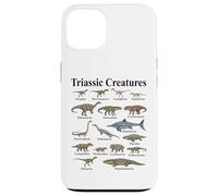 Carcasa para iPhone 13 Criaturas Triásicas Primeros Reptiles Evolución Paleontología