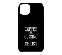 Carcasa para iPhone 13 Cristiano Mamá Fe Humor Benditos Defectos Café Y Gracia