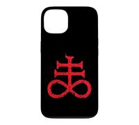 Carcasa para iPhone 13 Cruz Satánica Rojo Sigil Azufre